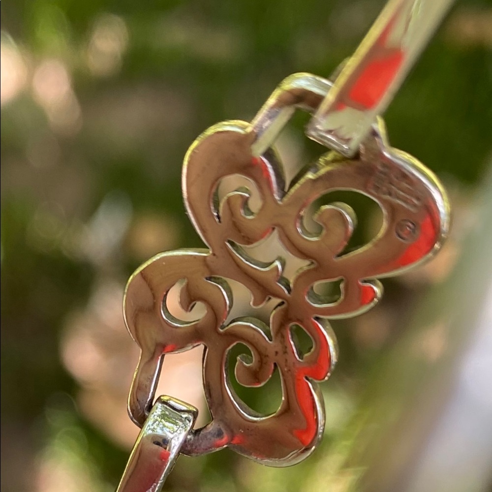 James Avery retired butterfly hook on bracelet.
